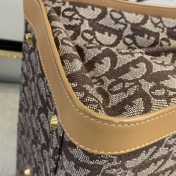 Dior Brown and Beige Tote Bag - Picture 3 of 17